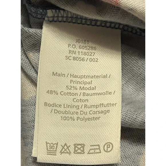 Boden Emory Jersey Dress, Periwinkle Blue Fallen Blossom, Size 6R, Pre-Owned - Picture 9 of 14